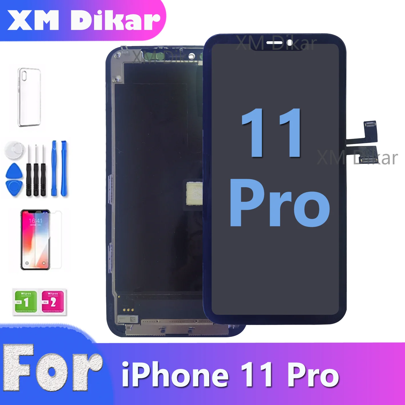   ȣ ʸִ iPhone 11 Pro 11Pro Ÿ ũ  ġ ִ ο OLED INCELL Lcd ÷